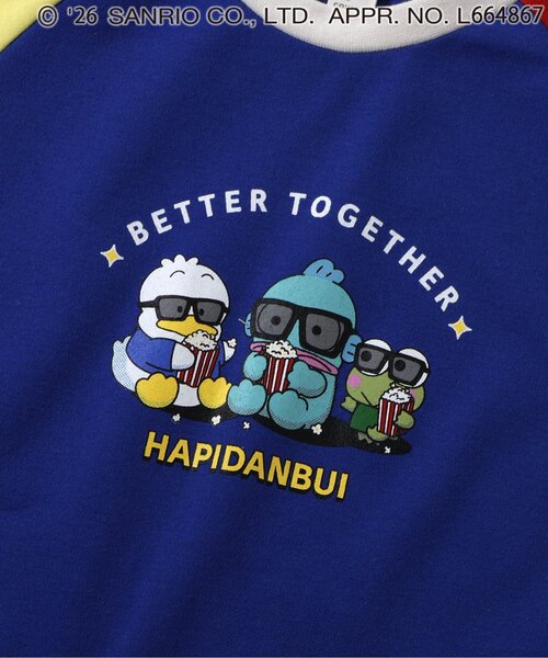 sanrio（サンリオ）の「はぴだんぶいTシャツ（Tシャツ/カットソー・キッズ・オレンジ/グリーン/ブルー・130/120/110/100/90/80）」の12枚目の写真