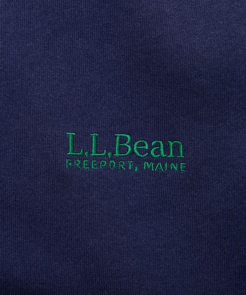 L.L.Bean(エルエルビーン)の「【JAPAN EDITION】ポーテージ・フルジップ・フード・スウェットシャツ(パーカー・レディース・ライトグレー/ネイビー・MEDIUM)」の6枚目の写真