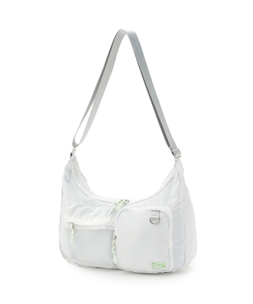 LOVETOXIC(ラブトキシック)の「【LTXC】ダブルポケットショルダー(ショルダーバッグ・キッズ・ブラック/サックスブルー/オフホワイト/ホワイト/シルバー・F)」の2枚目の写真