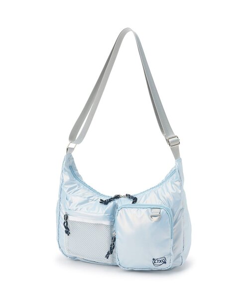 LOVETOXIC（ラブトキシック）の「【LTXC】ダブルポケットショルダー（ショルダーバッグ・キッズ・ブラック/サックスブルー/オフホワイト・F）」の3枚目の写真