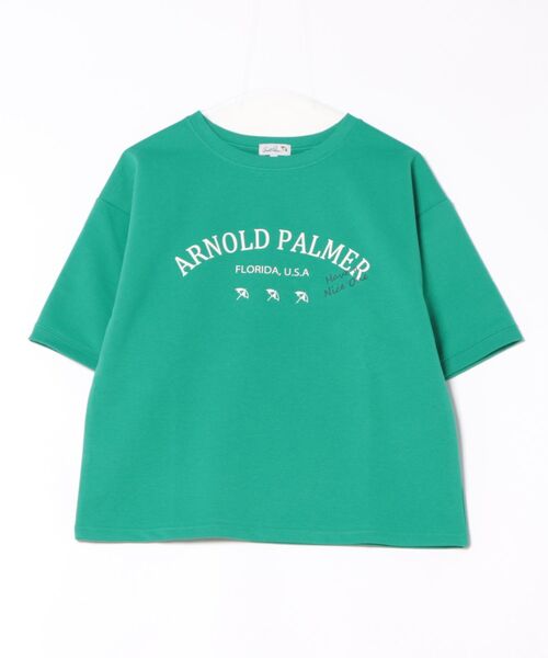 Arnold Palmer(アーノルドパーマー)の「裏毛グラフィック プルオーバー(スウェット・レディース・グレイッシュベージュ/チャコールグレー/ライトグリーン・S/M/L)」の18枚目の写真