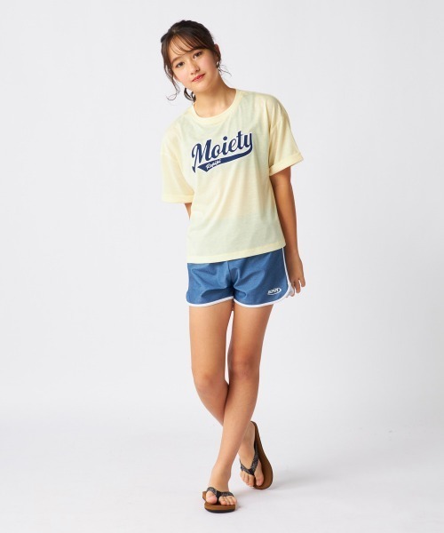 repipi armario(レピピ アルマリオ)の「カレッジロゴTシャツ付き 3点セット水着(水着・キッズ・イエロー/ブラック・160/170/140/150)」の5枚目の写真