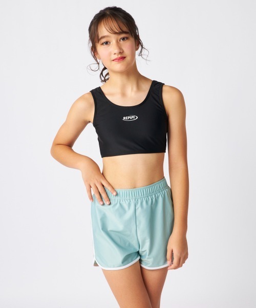 repipi armario(レピピ アルマリオ)の「カレッジロゴTシャツ付き 3点セット水着(水着・キッズ・イエロー/ブラック・160/170/140/150)」の22枚目の写真
