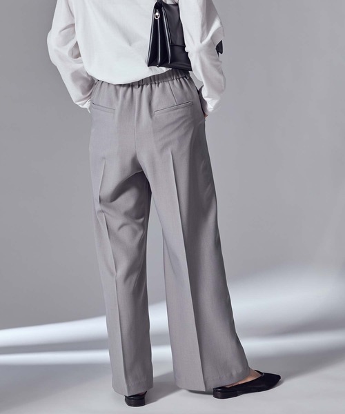 Gready Brilliant（グレディブリリアン）の「インタックセミワイドパンツ（その他パンツ・レディース・グレー/ベージュ・36/38）」の9枚目の写真