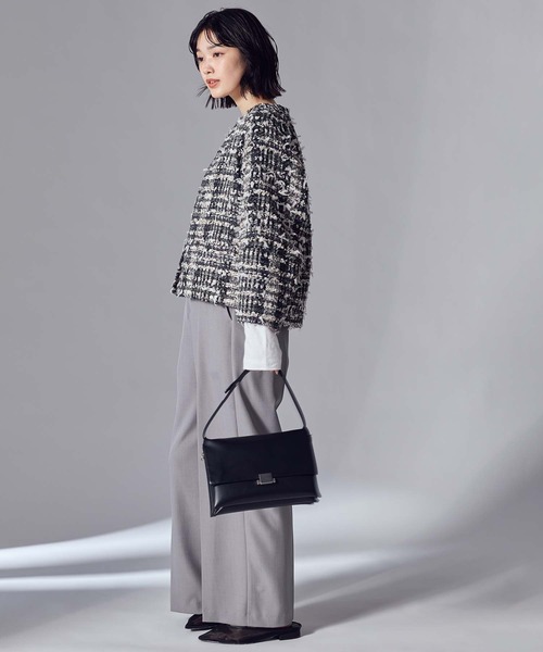 Gready Brilliant（グレディブリリアン）の「インタックセミワイドパンツ（その他パンツ・レディース・グレー/ベージュ・36/38）」の12枚目の写真