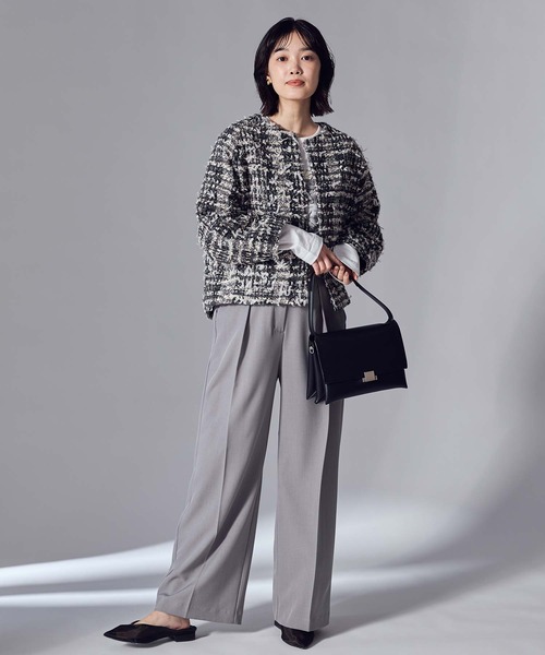 Gready Brilliant（グレディブリリアン）の「インタックセミワイドパンツ（その他パンツ・レディース・グレー/ベージュ・36/38）」の15枚目の写真