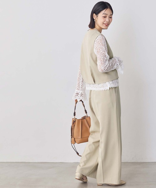 Gready Brilliant（グレディブリリアン）の「インタックセミワイドパンツ（その他パンツ・レディース・グレー/ベージュ・36/38）」の19枚目の写真