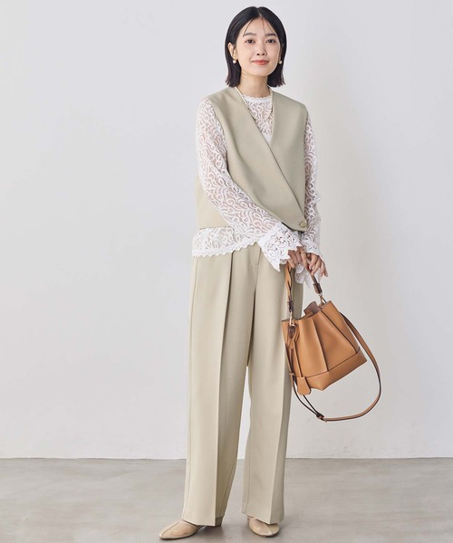 Gready Brilliant（グレディブリリアン）の「インタックセミワイドパンツ（その他パンツ・レディース・グレー/ベージュ・36/38）」の21枚目の写真