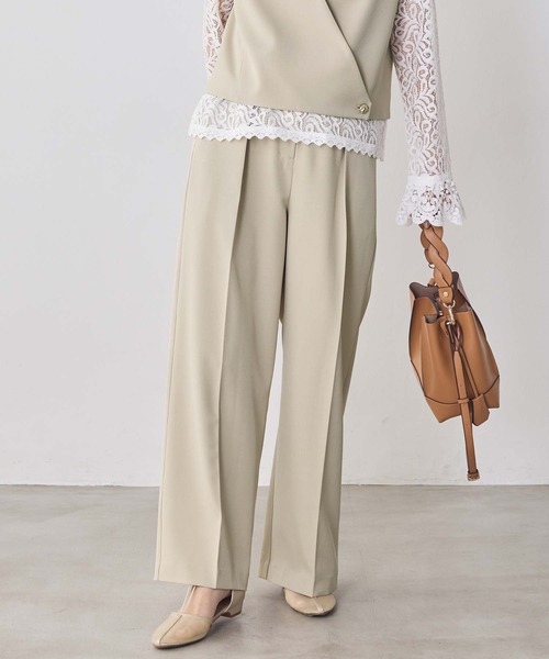 Gready Brilliant（グレディブリリアン）の「インタックセミワイドパンツ（その他パンツ・レディース・グレー/ベージュ・36/38）」の22枚目の写真