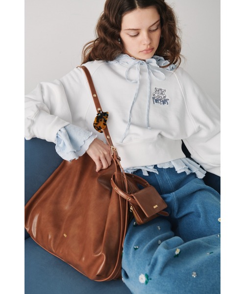 FURFUR（ファーファー）の「ファニーモチーフ刺繍スウェット（スウェット・レディース・オフホワイト/グレー/ライム・F）」の11枚目の写真