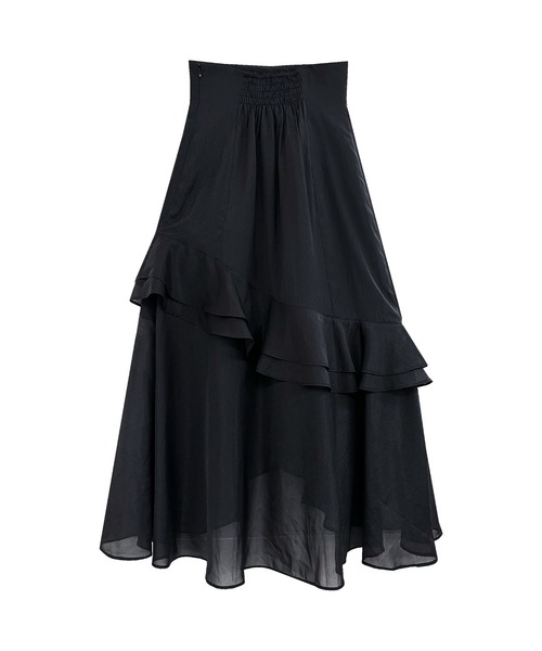 Rose Muse(ロゼミューズ)の「Organ irregularhem skirt(スカート・レディース・ピンク/グレー/ブラック・FREE)」の7枚目の写真