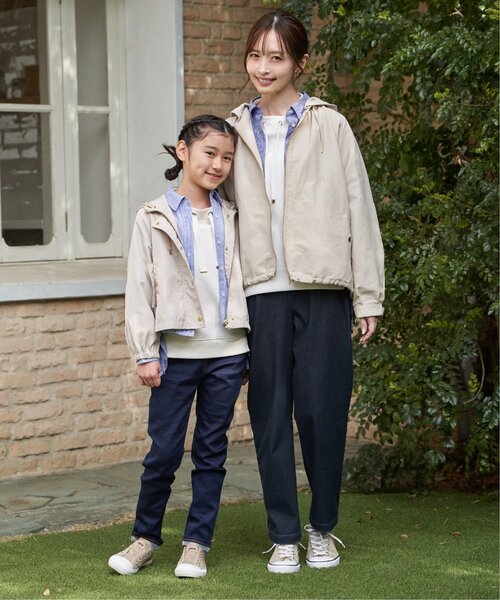 ikka(イッカ)の「【親子コーデ】カノコダンボールサイドジップスピンドルプルオーバー(120~160cm)(スウェット・キッズ・ミント/オフホワイト・160/150/140/130/120)」の22枚目の写真