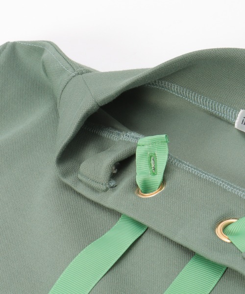 ikka(イッカ)の「【親子コーデ】カノコダンボールサイドジップスピンドルプルオーバー(120~160cm)(スウェット・キッズ・ミント/オフホワイト・160/150/140/130/120)」の10枚目の写真