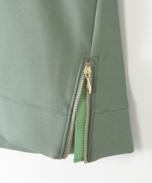 ikka(イッカ)の「【親子コーデ】カノコダンボールサイドジップスピンドルプルオーバー(120~160cm)(スウェット・キッズ・ミント/オフホワイト・160/150/140/130/120)」の8枚目の写真