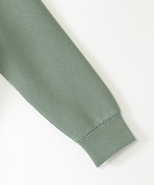 ikka(イッカ)の「【親子コーデ】カノコダンボールサイドジップスピンドルプルオーバー(120~160cm)(スウェット・キッズ・ミント/オフホワイト・160/150/140/130/120)」の6枚目の写真