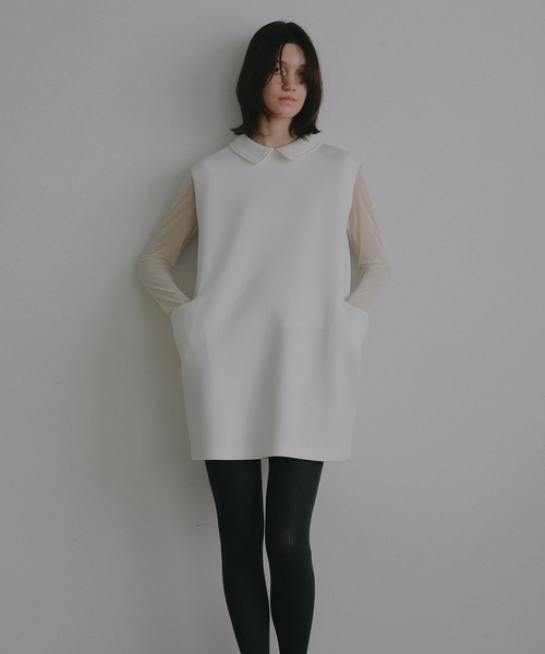 ROUND COLLAR POCKET ONE PIECE（ワンピース）｜MANOF（マノフ）の