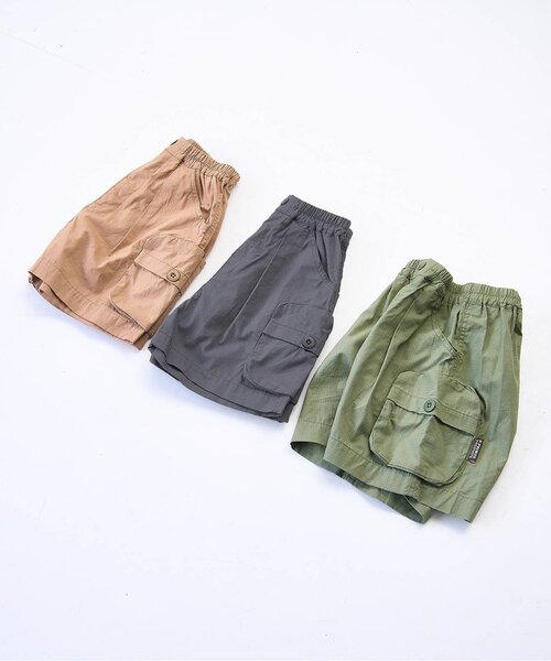 p.premier（ピードットプルミエ）の「BIGポケットワークハーフパンツ（その他パンツ・キッズ・カーキ/キャメル/チャコール・100/80/110/90/140/130/120）」の15枚目の写真