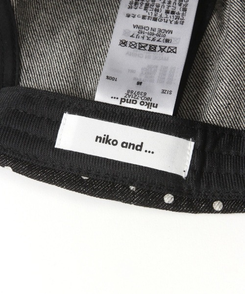 niko and...（ニコアンド）の「オリジナル柄アソートキャップ（キャップ・レディース・その他2/その他3/その他1・0）」の12枚目の写真