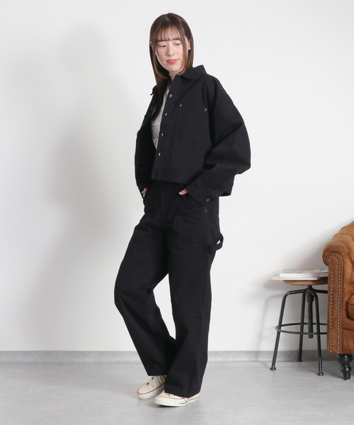 cepo（セポ）の「〈セットアップ対応可能〉刺繍ペインターデニムパンツ（デニムパンツ・レディース・オフホワイト/ブラック・S/L/M）」の6枚目の写真