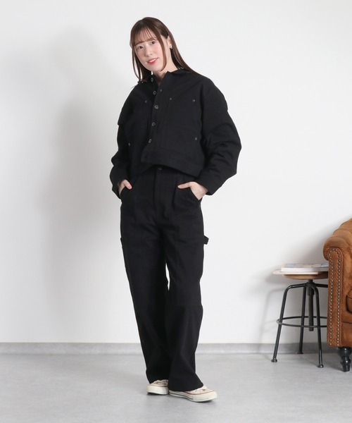 cepo（セポ）の「〈セットアップ対応可能〉刺繍ペインターデニムパンツ（デニムパンツ・レディース・オフホワイト/ブラック・S/L/M）」の9枚目の写真