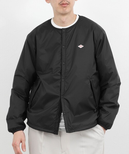 DANTON(ダントン)の「【DANTON/ダントン】DT-A0633SNT INSULATION COLLARLESS JACKET 26SS(ブルゾン・メンズ・ブラック/グレー・S/M/L/XL)」の2枚目の写真