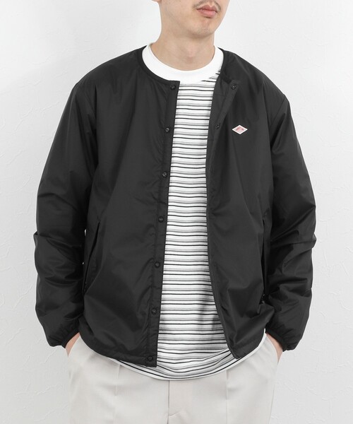 DANTON(ダントン)の「【DANTON/ダントン】DT-A0633SNT INSULATION COLLARLESS JACKET 26SS(ブルゾン・メンズ・ブラック/グレー・S/M/L/XL)」の6枚目の写真