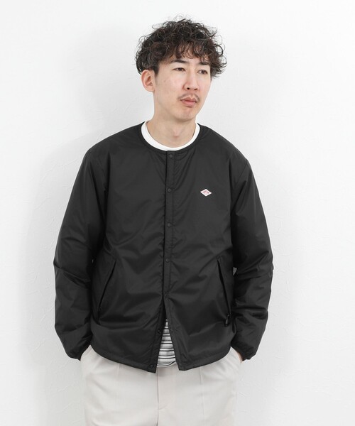 DANTON(ダントン)の「【DANTON/ダントン】DT-A0633SNT INSULATION COLLARLESS JACKET 26SS(ブルゾン・メンズ・ブラック/グレー・S/M/L/XL)」の9枚目の写真