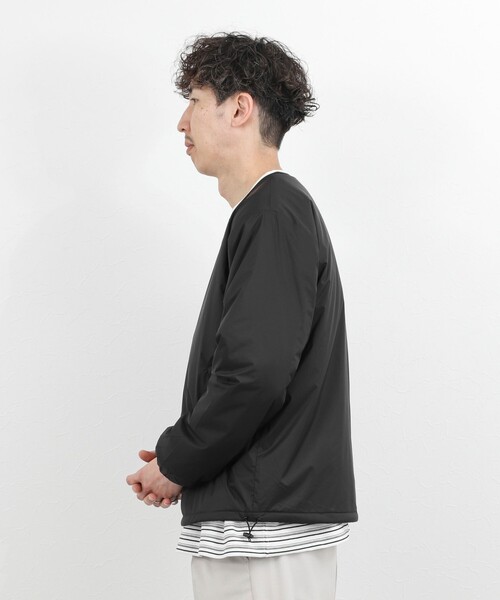 DANTON(ダントン)の「【DANTON/ダントン】DT-A0633SNT INSULATION COLLARLESS JACKET 26SS(ブルゾン・メンズ・ブラック/グレー・S/M/L/XL)」の10枚目の写真