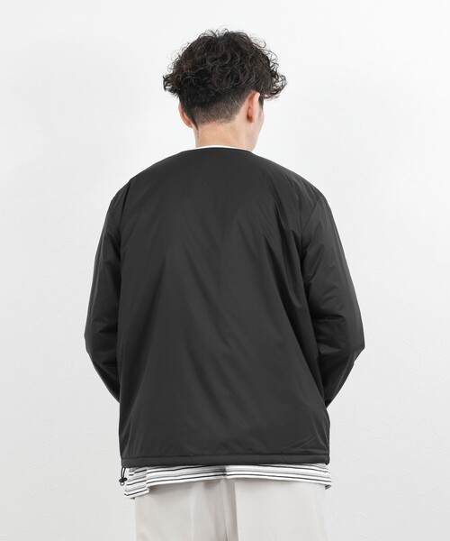 DANTON(ダントン)の「【DANTON/ダントン】DT-A0633SNT INSULATION COLLARLESS JACKET 26SS(ブルゾン・メンズ・ブラック/グレー・S/M/L/XL)」の11枚目の写真