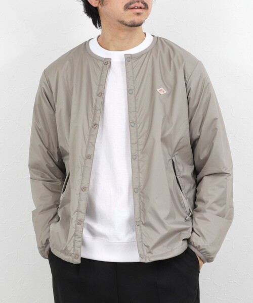 DANTON(ダントン)の「【DANTON/ダントン】DT-A0633SNT INSULATION COLLARLESS JACKET 26SS(ブルゾン・メンズ・ブラック/グレー・S/M/L/XL)」の16枚目の写真