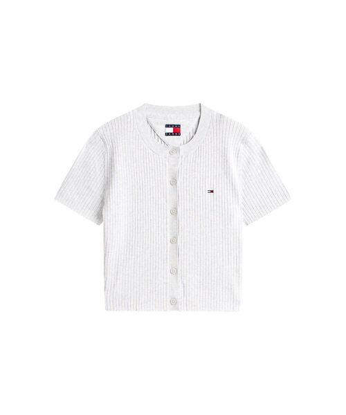 tommy jeans(トミー ジーンズ)の「エッセンシャルショートスリーブリブカーディガン(ニット/セーター・レディース・マルチ/ライトグレー系1・X-SMALL/SMALL/MEDIUM)」の10枚目の写真