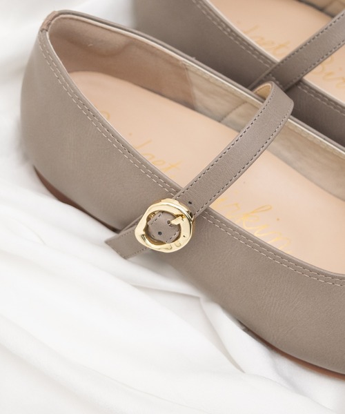 Bridget Birkin（ブリジットバーキン）の「【Bridget Birkin】モチーフパーツメリージェーンレインパンプス(564016)（パンプス・レディース・グレー/ブラック系その他/シルバー・24/24.5/23.5/23/22.5）」の4枚目の写真