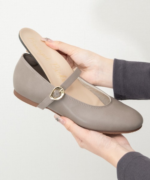 Bridget Birkin（ブリジットバーキン）の「【Bridget Birkin】モチーフパーツメリージェーンレインパンプス(564016)（パンプス・レディース・グレー/ブラック系その他/シルバー・24/24.5/23.5/23/22.5）」の5枚目の写真