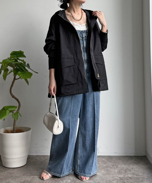 DouDou(ドゥドゥ)の「マンパMA1(その他アウター・レディース・ブラック/ライトベージュ/ベージュ・FREE)」の5枚目の写真