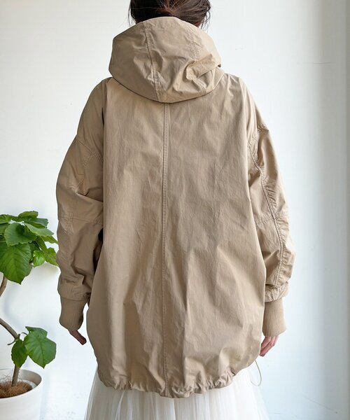 DouDou(ドゥドゥ)の「マンパMA1(その他アウター・レディース・ブラック/ライトベージュ/ベージュ・FREE)」の10枚目の写真