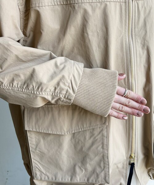 DouDou(ドゥドゥ)の「マンパMA1(その他アウター・レディース・ブラック/ライトベージュ/ベージュ・FREE)」の14枚目の写真