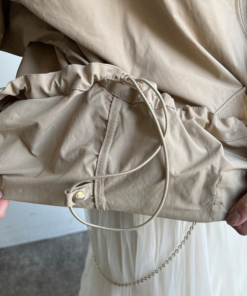 DouDou(ドゥドゥ)の「マンパMA1(その他アウター・レディース・ブラック/ライトベージュ/ベージュ・FREE)」の6枚目の写真