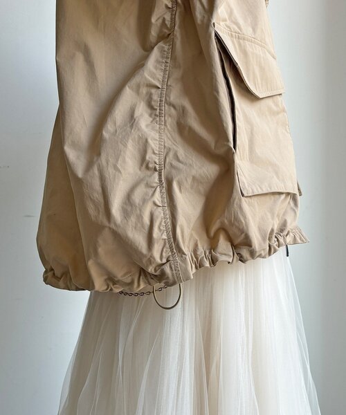 DouDou(ドゥドゥ)の「マンパMA1(その他アウター・レディース・ブラック/ライトベージュ/ベージュ・FREE)」の7枚目の写真