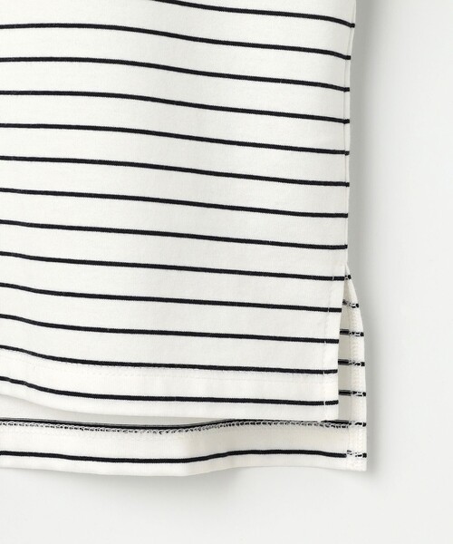 J.PRESS Ladies（J.プレス レディス）の「スムースジャージー ボーダー カットソー（Tシャツ/カットソー・レディース・ネイビー系1・SMALL）」の5枚目の写真