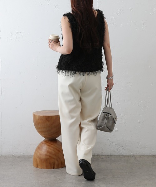 COLONY 2139（コロニートゥーワンスリーナイン）の「ループフリンジベスト（ベスト・レディース・ブラック/アイボリー/ライトグレー・FREE）」の18枚目の写真