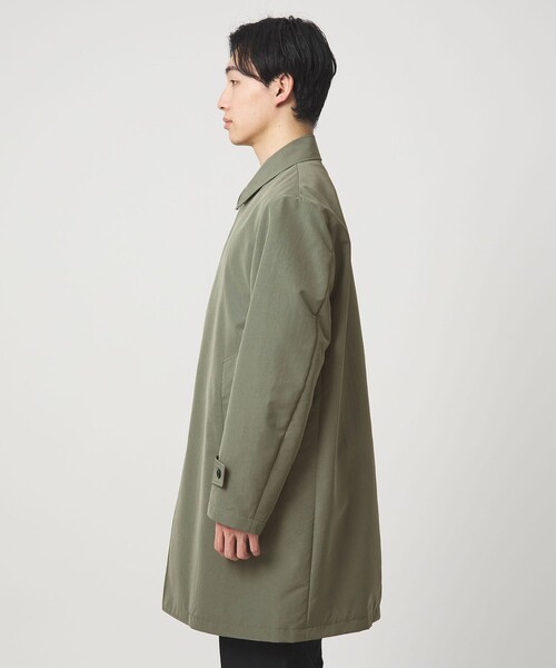 green label relaxing（グリーンレーベルリラクシング）の「A+ ミノテック スプリング バルカラーコート ステンカラーコート -撥水・防風・透湿-（ステンカラーコート・メンズ・ブラック/オリーブ・S/M/L/XL）」の11枚目の写真