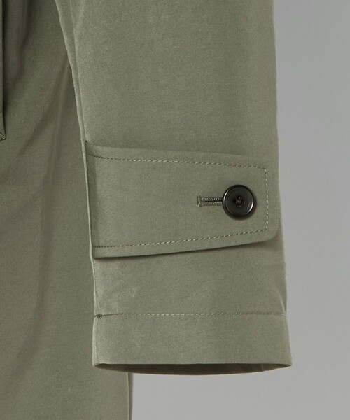 green label relaxing（グリーンレーベルリラクシング）の「A+ ミノテック スプリング バルカラーコート ステンカラーコート -撥水・防風・透湿-（ステンカラーコート・メンズ・ブラック/オリーブ・S/M/L/XL）」の16枚目の写真