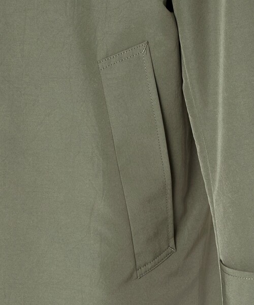 green label relaxing（グリーンレーベルリラクシング）の「A+ ミノテック スプリング バルカラーコート ステンカラーコート -撥水・防風・透湿-（ステンカラーコート・メンズ・ブラック/オリーブ・S/M/L/XL）」の18枚目の写真