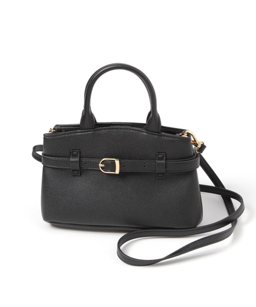 studio CLIP（スタディオクリップ）の「バックルミニショルダーバッグ（ショルダーバッグ・レディース・ブラック/アイボリー/ブラウン/ライトグリーン・FREE）」の11枚目の写真