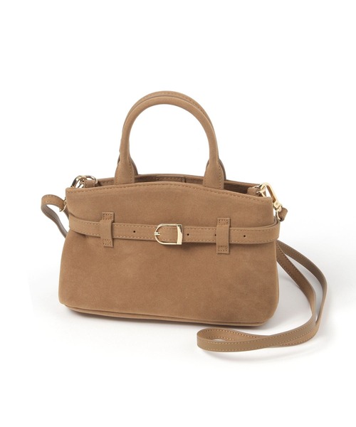 studio CLIP（スタディオクリップ）の「バックルミニショルダーバッグ（ショルダーバッグ・レディース・ブラック/アイボリー/ブラウン/ライトグリーン・FREE）」の12枚目の写真