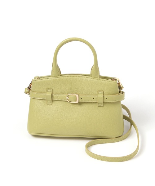 studio CLIP（スタディオクリップ）の「バックルミニショルダーバッグ（ショルダーバッグ・レディース・ブラック/アイボリー/ブラウン/ライトグリーン・FREE）」の13枚目の写真