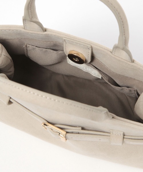 studio CLIP（スタディオクリップ）の「バックルミニショルダーバッグ（ショルダーバッグ・レディース・ブラック/アイボリー/ブラウン/ライトグリーン・FREE）」の5枚目の写真