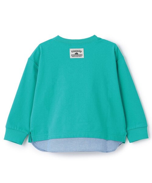 kladskap(クレードスコープ)の「乗り物と道路長袖Tシャツ(Tシャツ/カットソー・キッズ・イエロー/グリーン・80cm/130cm/120cm/110cm/100cm/90cm)」の3枚目の写真