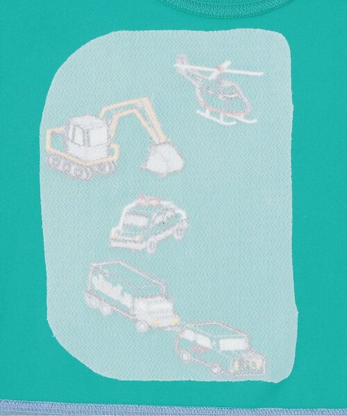 kladskap(クレードスコープ)の「乗り物と道路長袖Tシャツ(Tシャツ/カットソー・キッズ・イエロー/グリーン・80cm/130cm/120cm/110cm/100cm/90cm)」の6枚目の写真