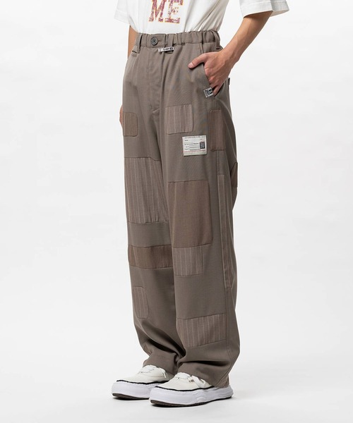Maison MIHARA YASUHIRO（メゾンミハラヤスヒロ）の「【MIHARAYASUHIRO/ミハラヤスヒロ】Repaired Wool Pants(A16PT032 SLACKS)（その他パンツ・メンズ・ベージュ・FREE）」の5枚目の写真